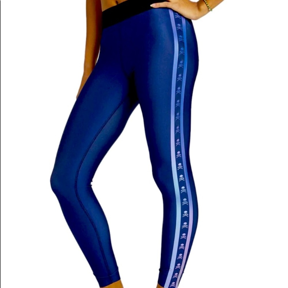 Current collection- -Ultracor Skull Double Stripe Leggings